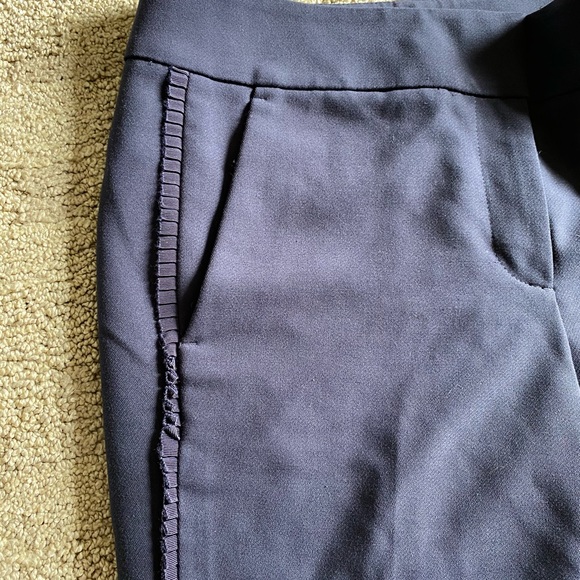 Loft Marisa navy blue cropped pants - Picture 2 of 6